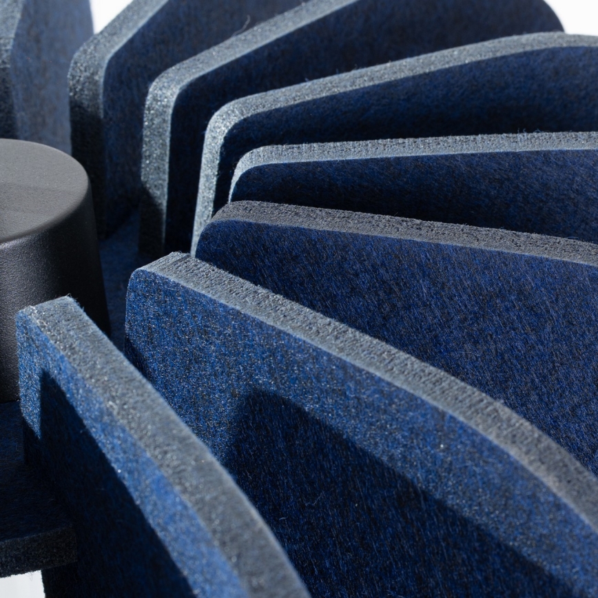 Závesný luster na lanku MULA 1xE27/15W/230V, priemer 45 cm, modrý