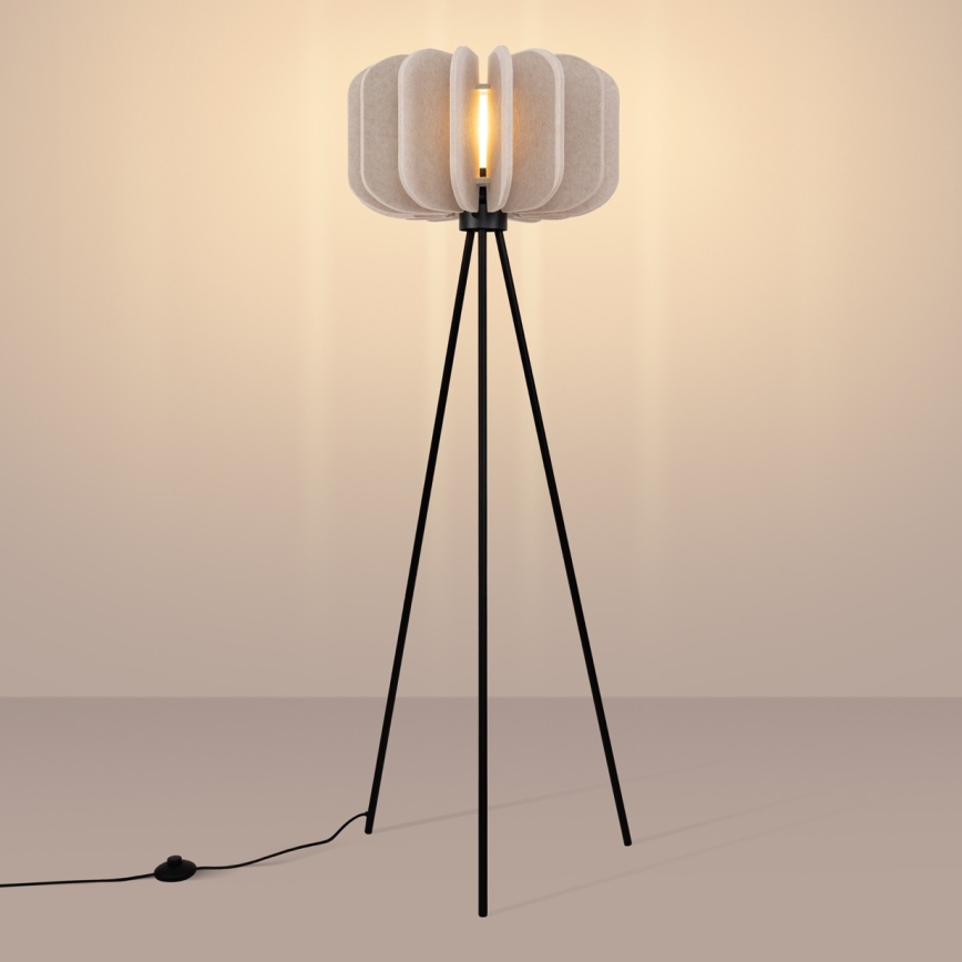 Stojacia lampa MULA 1xE27/15W/230V krémová