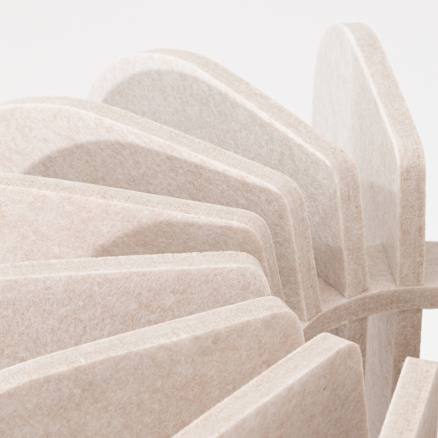 Stojacia lampa MULA 1xE27/15W/230V krémová