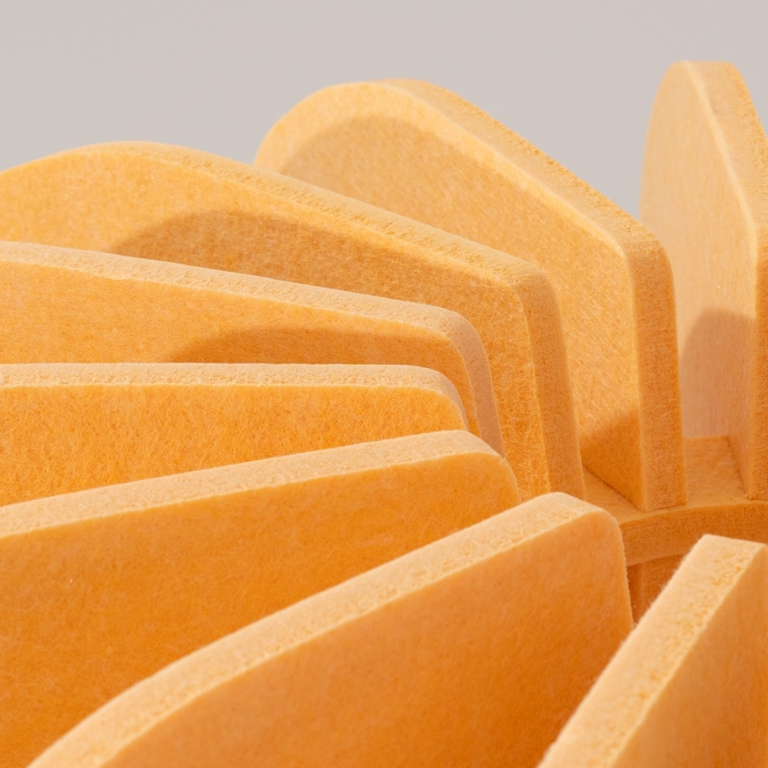 Stojacia lampa MULA 1xE27/15W/230V žltá