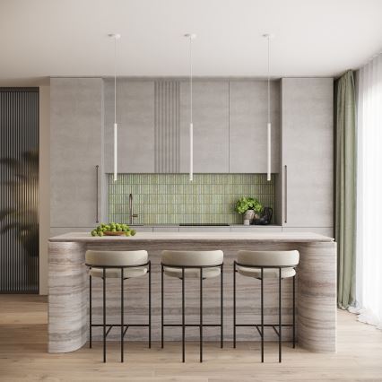 Závesný luster na lanku ARCHE 2xG9/8W/230V biely