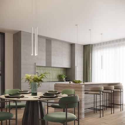 Závesný luster na lanku ARCHE 2xG9/8W/230V biely