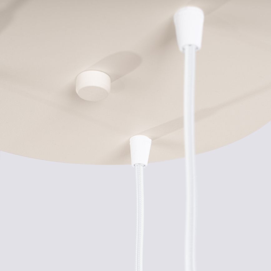 Luster na lanku ESTRIA 3xE14/10W/230V pr. 30 cm krémový