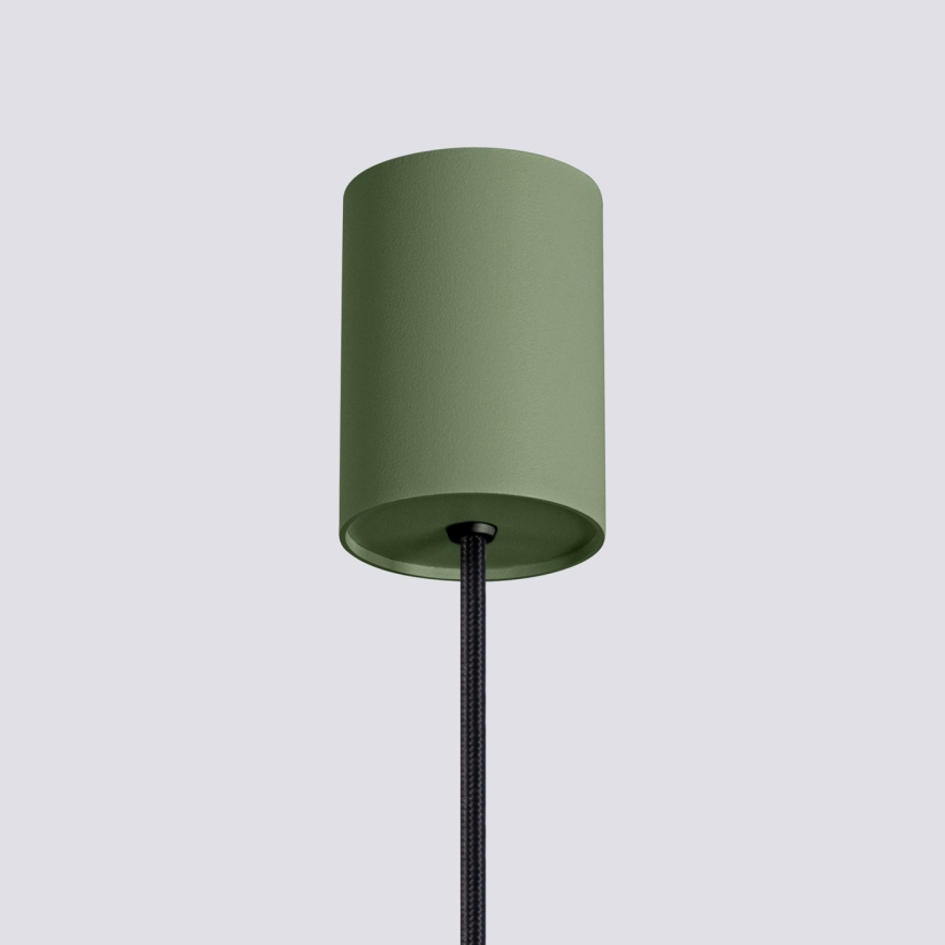 Luster na lanku ESTRIA 1×E14/10W/230V pr. 14 cm zelený
