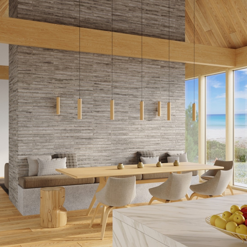 Nástenné svietidlo LINO 2xGU10/10W/230V buk