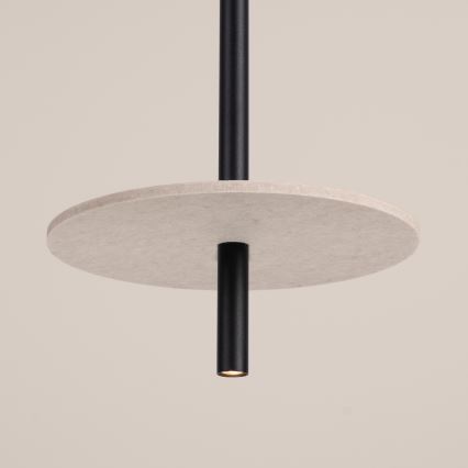 Závesné svietidlo na kábli FELTRO 1xG9/8W/230V čierna/krémová