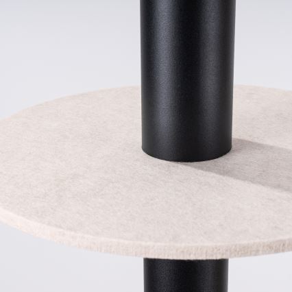 Luster na lanku PELTA 1xGU10/10W/230V čierna/krémová