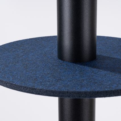 Luster na lanku PELTA 1xGU10/10W/230V čierna/modrá