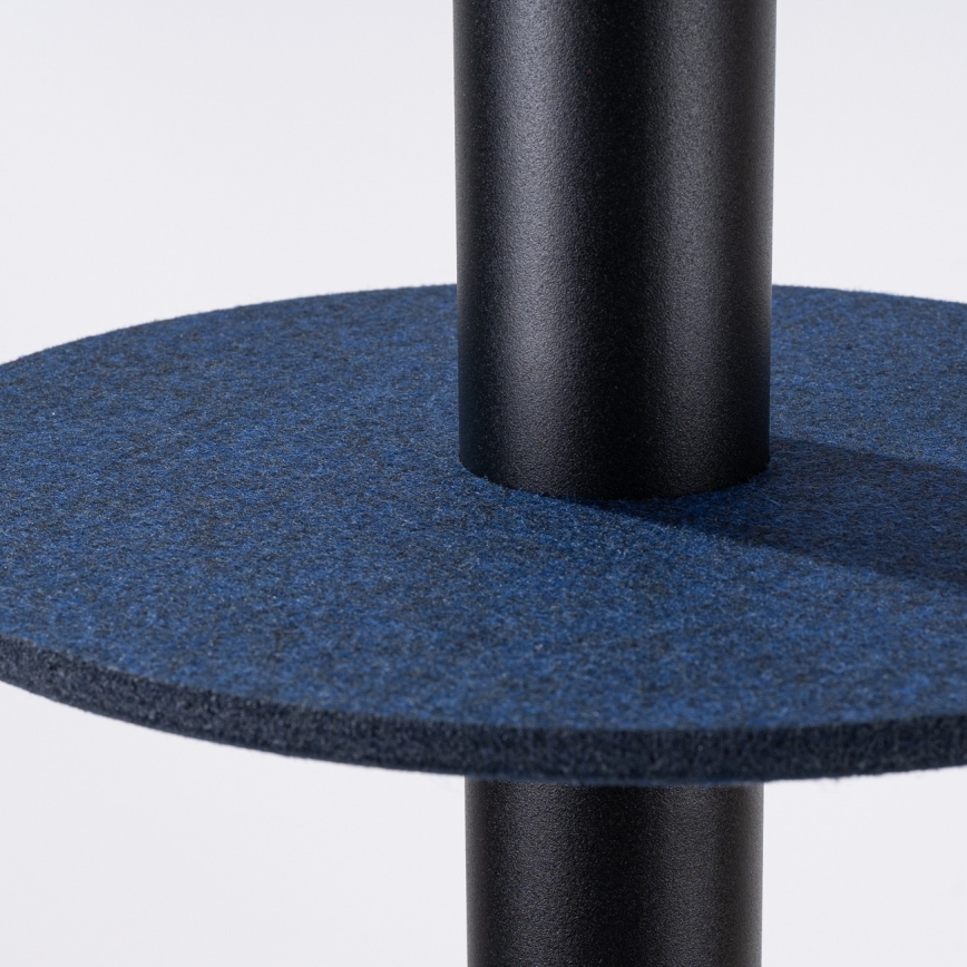 Luster na lanku PELTA 1xGU10/10W/230V čierna/modrá