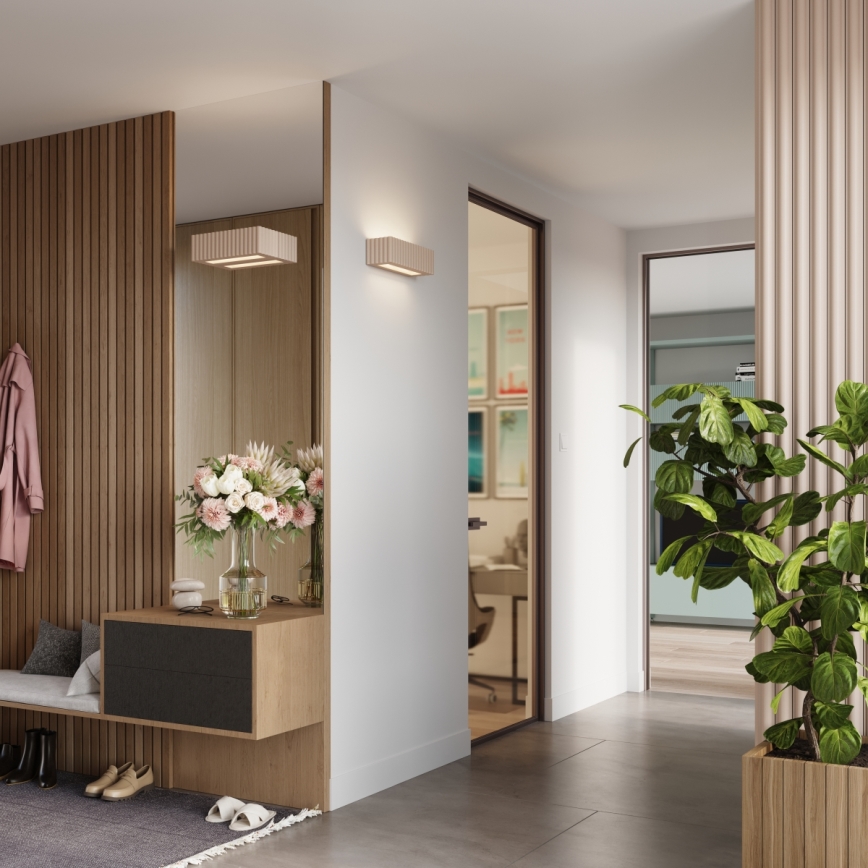 Nástenné svietidlo RIGATA 1xE27/15W/230V keramika/taupe