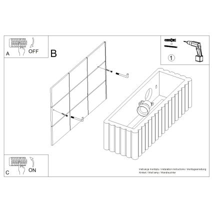Nástenné svietidlo RIGATA 1xE27/15W/230V keramika/taupe