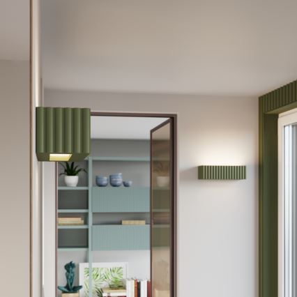 Nástenné svietidlo RIGATA 1xE27/15W/230V keramika/zelená