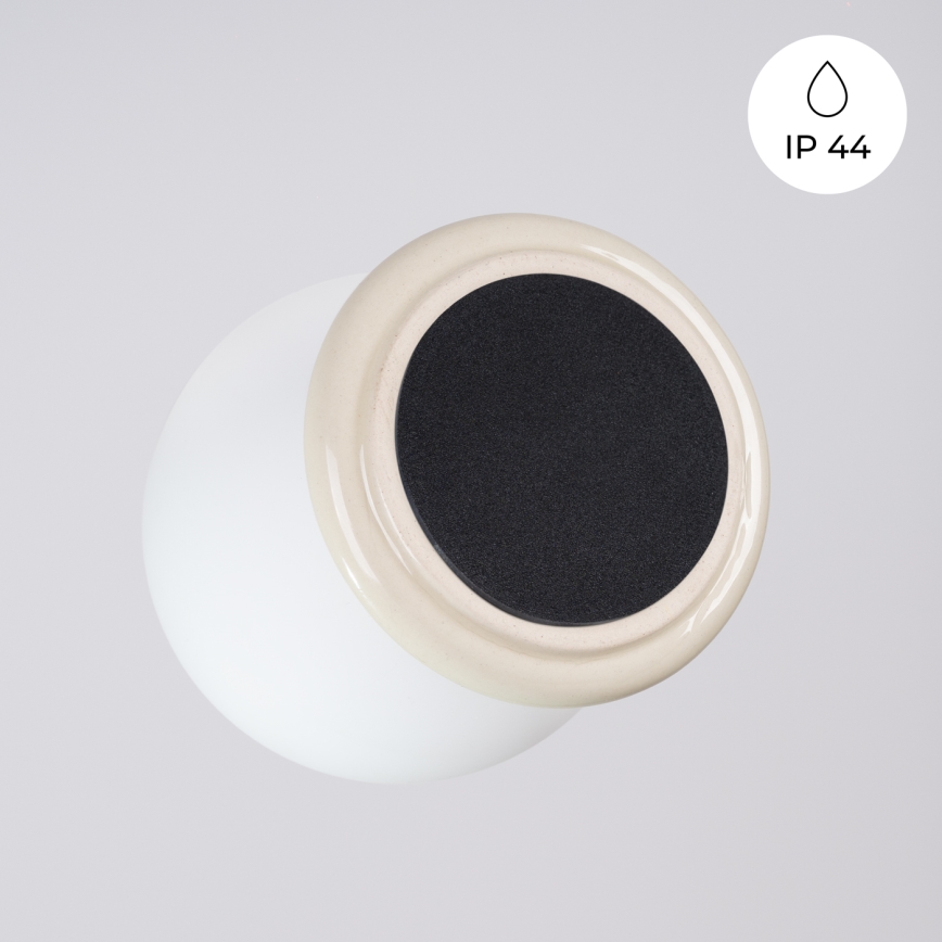 Kúpeľňové nástenné svietidlo ZORI 1xG9/8W/230V IP44 béžové