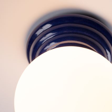 Kúpeľňové nástenné svietidlo ZORI 1xG9/8W/230V IP44 modrá