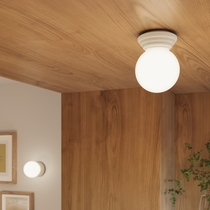 Kúpeľňové stropné svietidlo ZORI 1xG9/8W/230V pr. 12 cm IP44 béžové