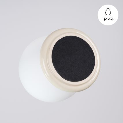 Kúpeľňové stropné svietidlo ZORI 1xG9/8W/230V pr. 12 cm IP44 béžové