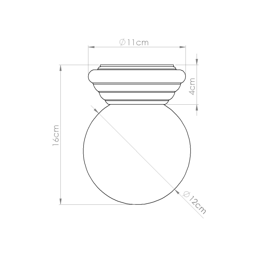 Kúpeľňové stropné svietidlo ZORI 1xG9/8W/230V pr. 12 cm IP44 zelené