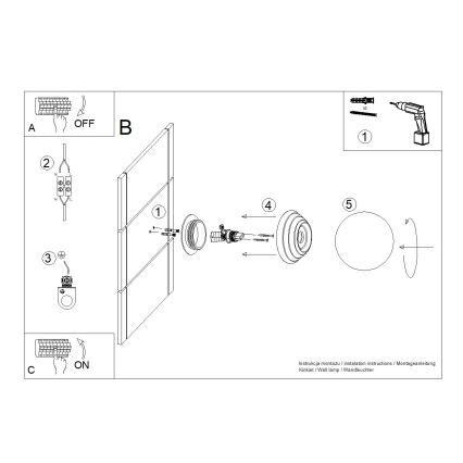 Kúpeľňové nástenné svietidlo ZORI 1xG9/8W/230V IP44 biela