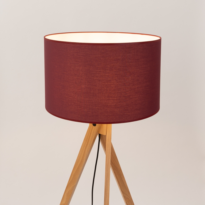 Stojacia lampa NATT 1xE27/15W/230V červená