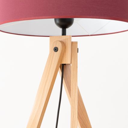 Stojacia lampa NATT 1xE27/15W/230V červená