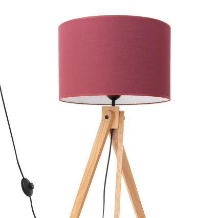 Stojacia lampa NATT 1xE27/15W/230V červená