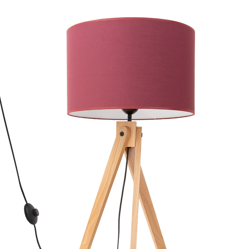 Stojacia lampa NATT 1xE27/15W/230V červená