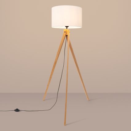 Stojacia lampa NATT 1xE27/15W/230V biela