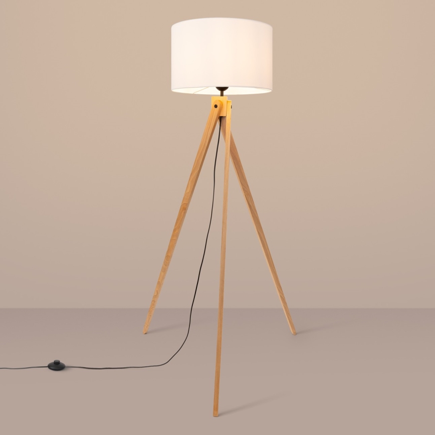 Stojacia lampa NATT 1xE27/15W/230V biela