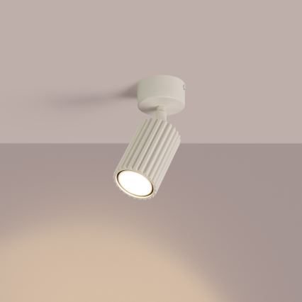 Bodové svietidlo KARBON 1xGU10/10W/230V krémové