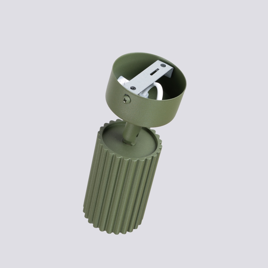 Bodové svietidlo KARBON 1xGU10/10W/230V zelené