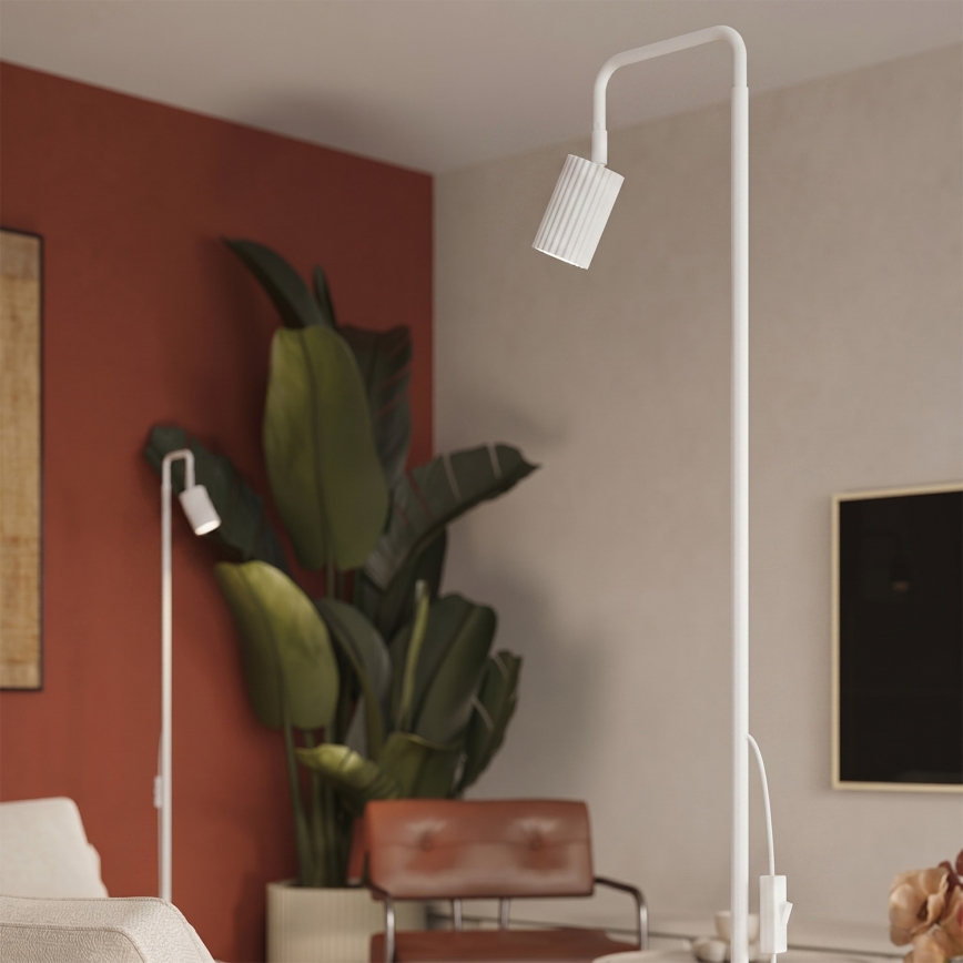 Stojacia lampa KARBON 1xGU10/10W/230V biela