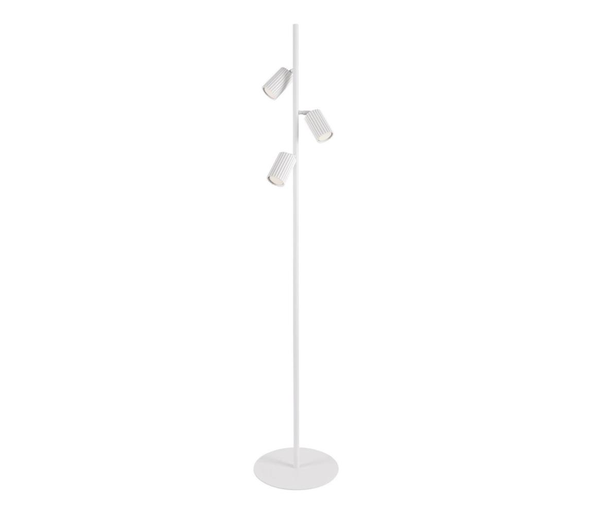 SL.2014 - Stojacia lampa KARBON 3xGU10/10W/230V biela SL.2014