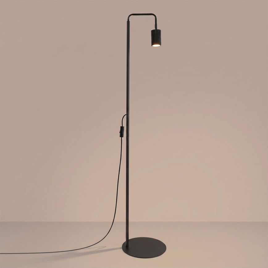 Stojacia lampa KARBON 1xGU10/10W/230V čierna