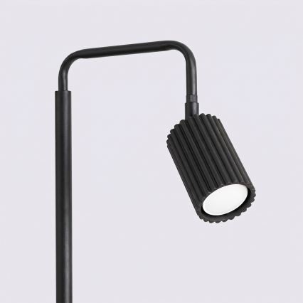 Stojacia lampa KARBON 1xGU10/10W/230V čierna