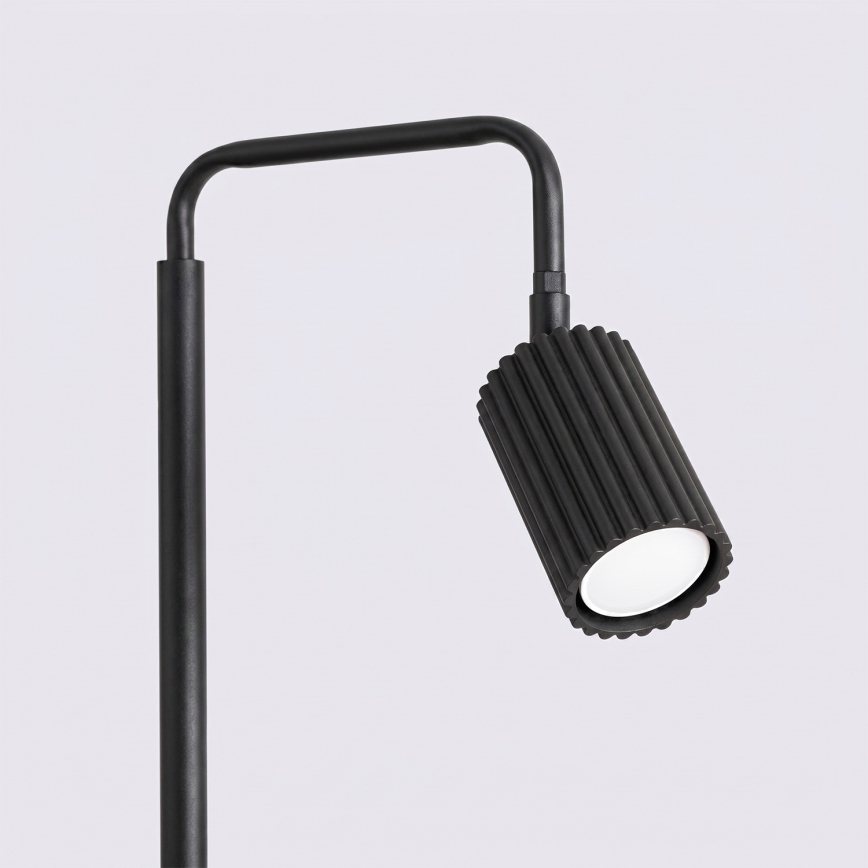 Stojacia lampa KARBON 1xGU10/10W/230V čierna