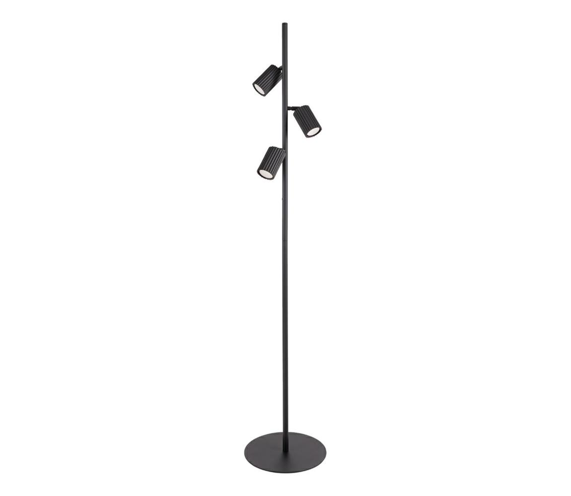 SL.2016 - Stojacia lampa KARBON 3xGU10/10W/230V čierna SL.2016