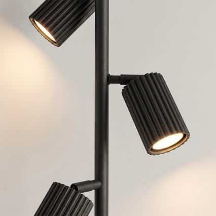 Stojacia lampa KARBON 3xGU10/10W/230V čierna