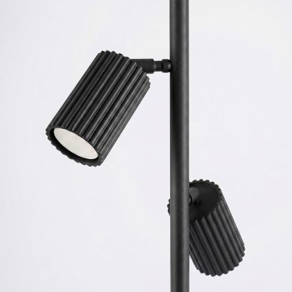 Stojacia lampa KARBON 3xGU10/10W/230V čierna