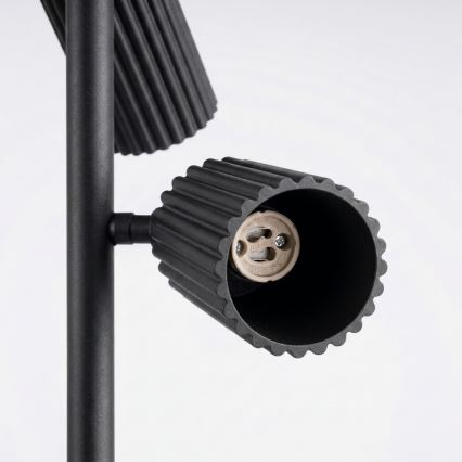 Stojacia lampa KARBON 3xGU10/10W/230V čierna