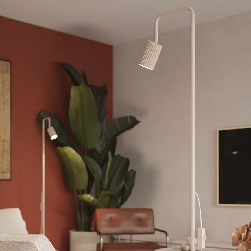 Stojacia lampa KARBON 1xGU10/10W/230V krémová