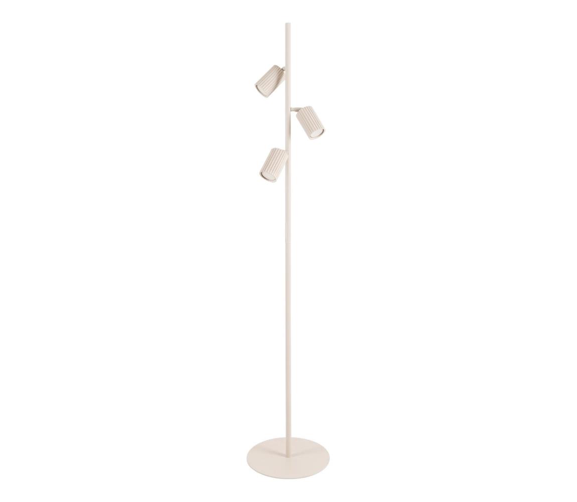 SL.2018 - Stojacia lampa KARBON 3xGU10/10W/230V krémová SL.2018