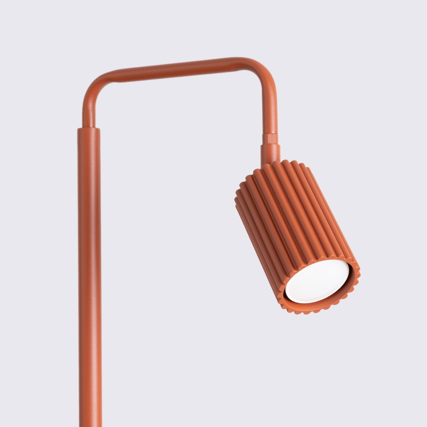 Stojacia lampa KARBON 1xGU10/10W/230V oranžová