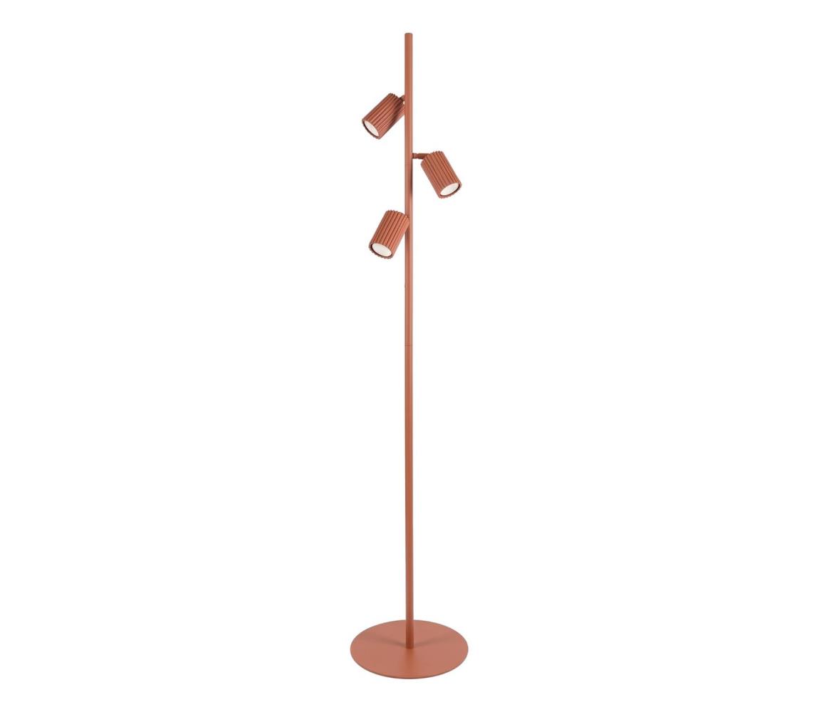 SL.2024 - Stojacia lampa KARBON 3xGU10/10W/230V oranžová SL.2024