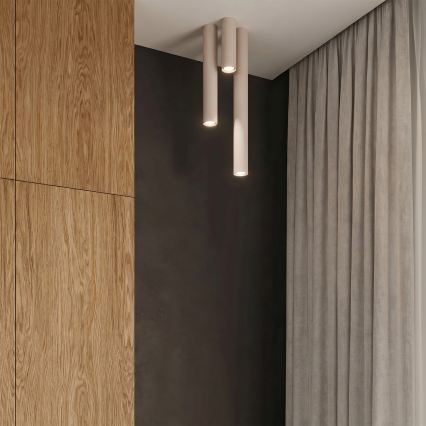 Bodové svietidlo LAGOS 1xGU10/10W/230V 10 cm krémové
