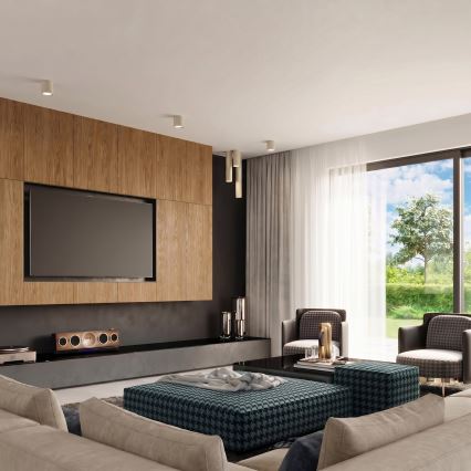 Bodové svietidlo LAGOS 1xGU10/10W/230V 20 cm krémové