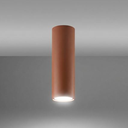 Bodové svietidlo LAGOS 1xGU10/10W/230V 20 cm hnedé