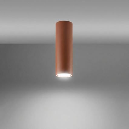 Bodové svietidlo LAGOS 1xGU10/10W/230V 20 cm hnedé