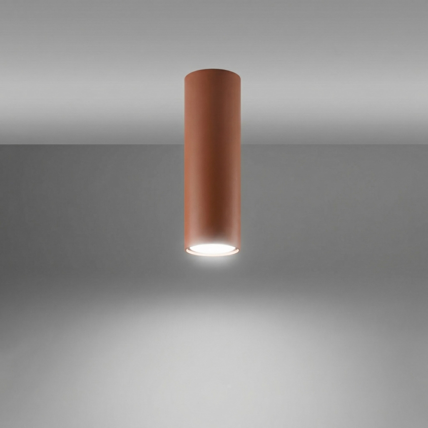 Bodové svietidlo LAGOS 1xGU10/10W/230V 20 cm hnedé