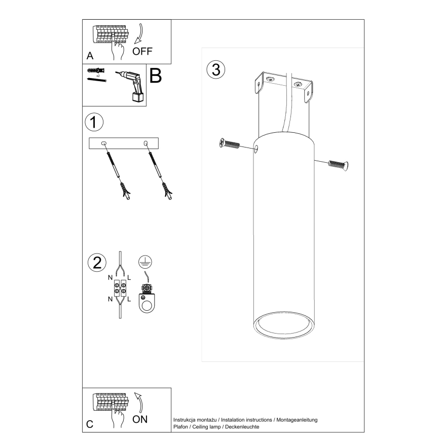 Bodové svietidlo LAGOS 1xGU10/10W/230V 20 cm zelené