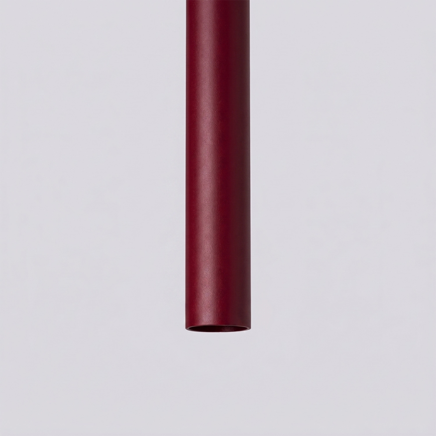 Závesný luster na lanku PASTELO 2xG9/8W/230V červený